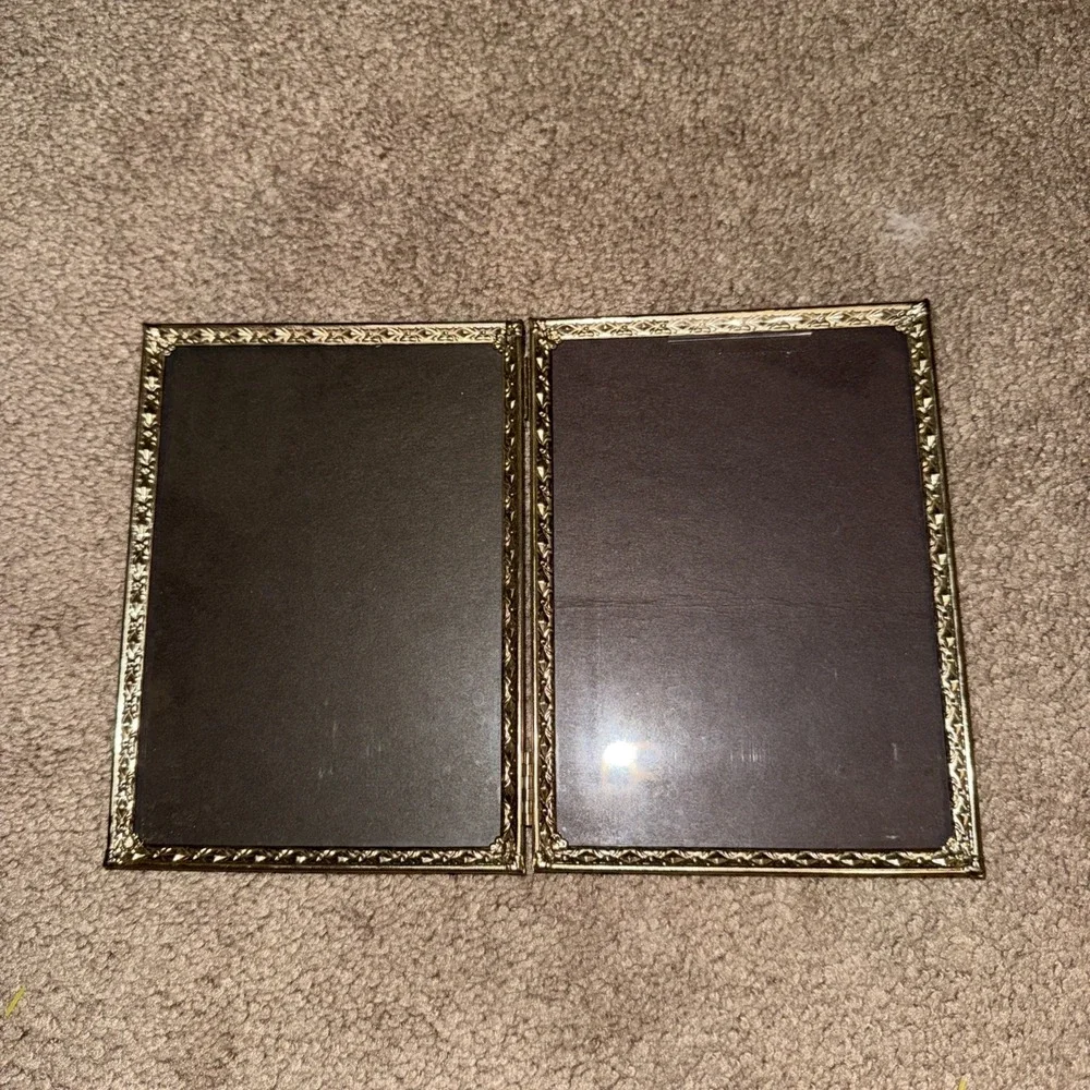 Vintage Brass Double Picture 5